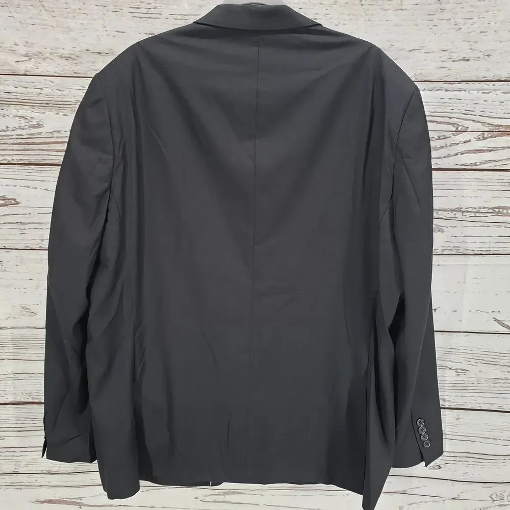 Alain Dupetit Men's Charcoal 2 Button Sportscoat Blazer Jacket Size 50R